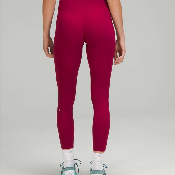 NWT Lululemon Pink Base Pace High-Rise Running Tight 25" Pomegranate Leggings - Picture 2 of 6